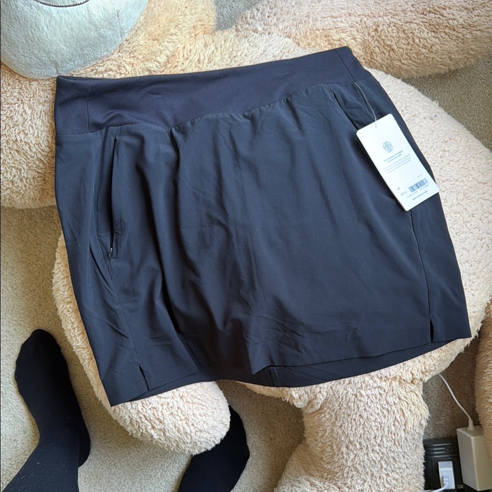 Athleta Black Casual Stretch Skort